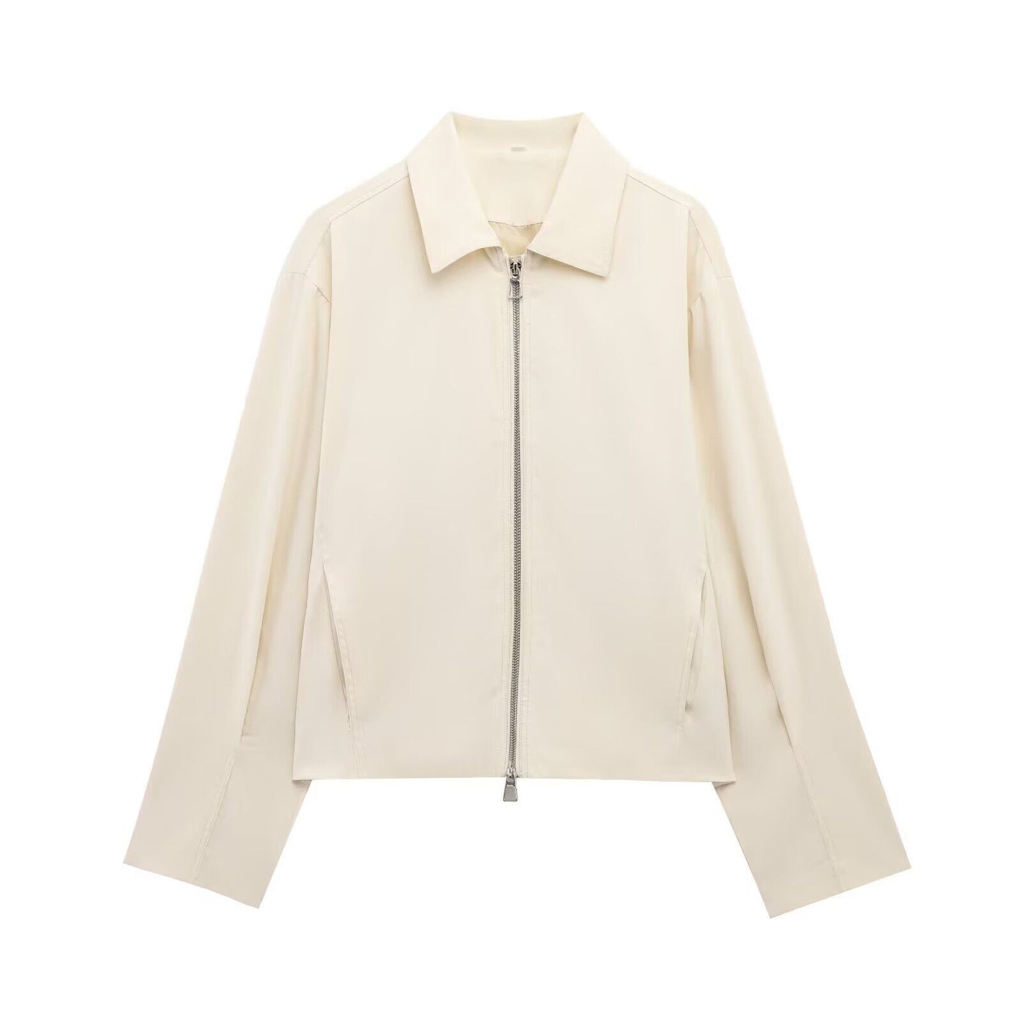 Women's Autumn Street Fashion Polo Collar Bomber Jackets