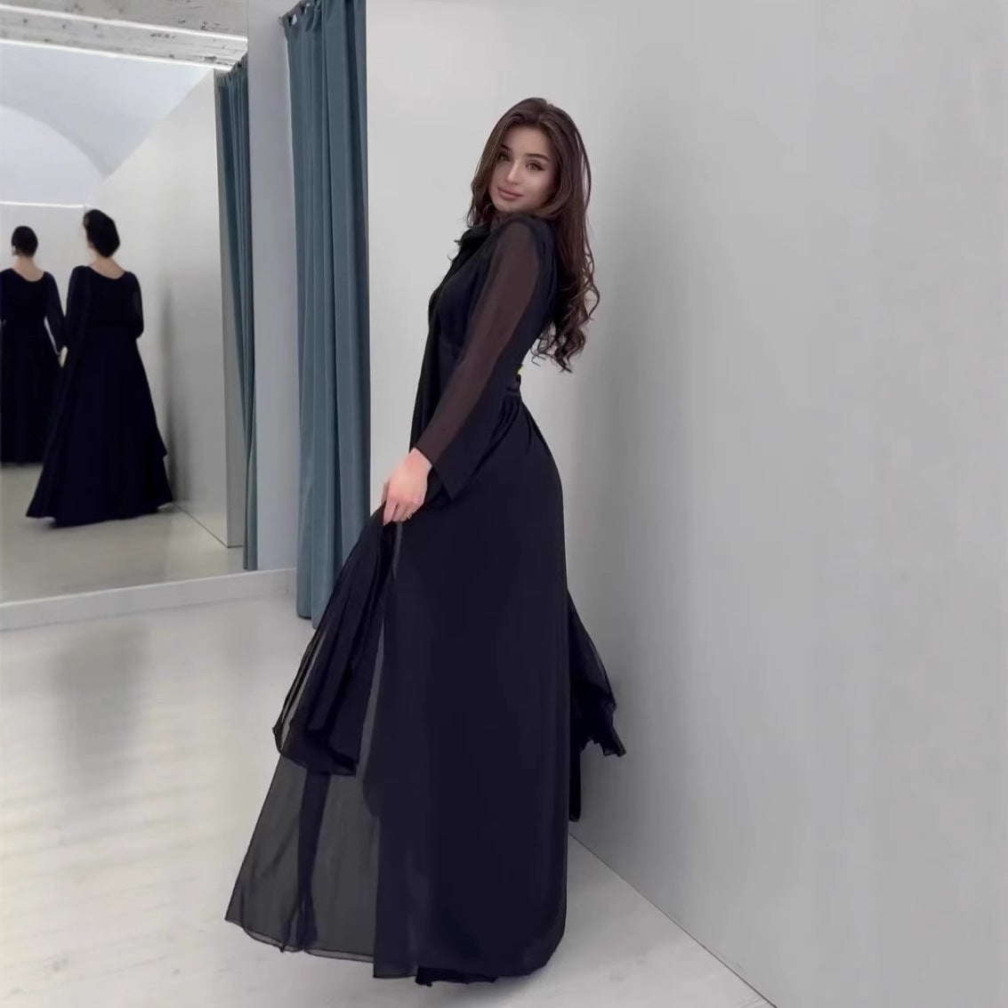 Autumn Sweet Elegant Graceful Long Sleeve Dresses