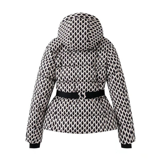 Women's Slimming With Belt Skiing Series Clothes Coats