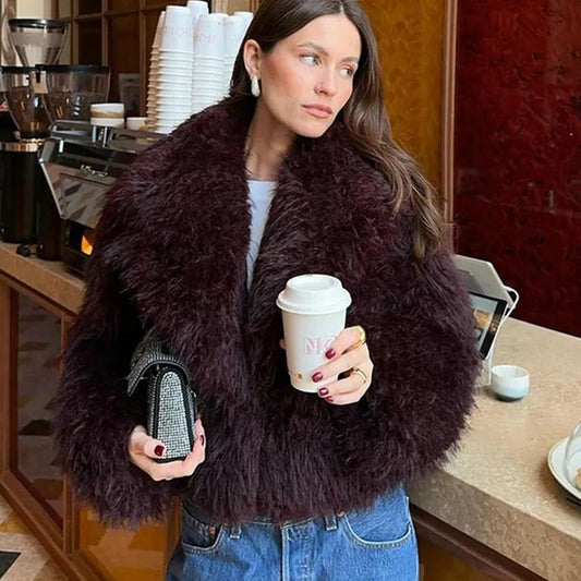 Women's Elegant Style Autumn Niche High-grade Artificial Coats