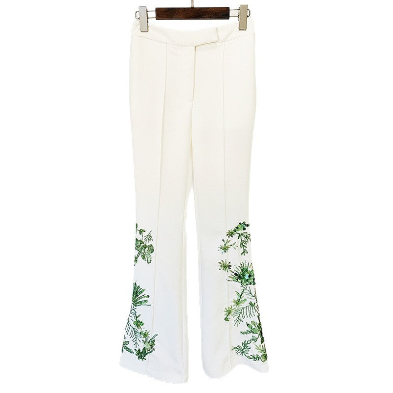 Innovative Unique Fashion Bead Crystals Sequins Pants
