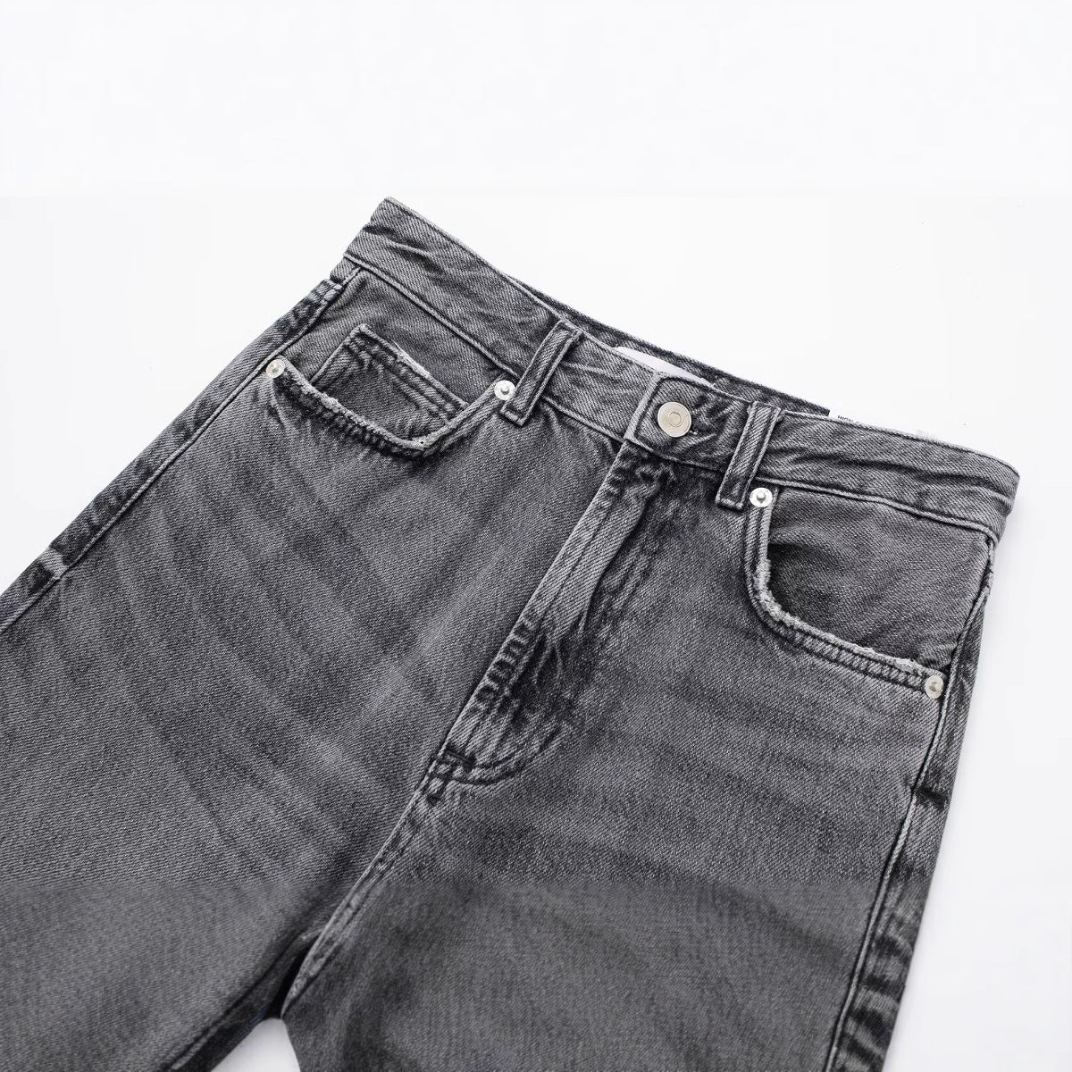 Women's Retro Easy Matching High Waist Wide Leg Jeans