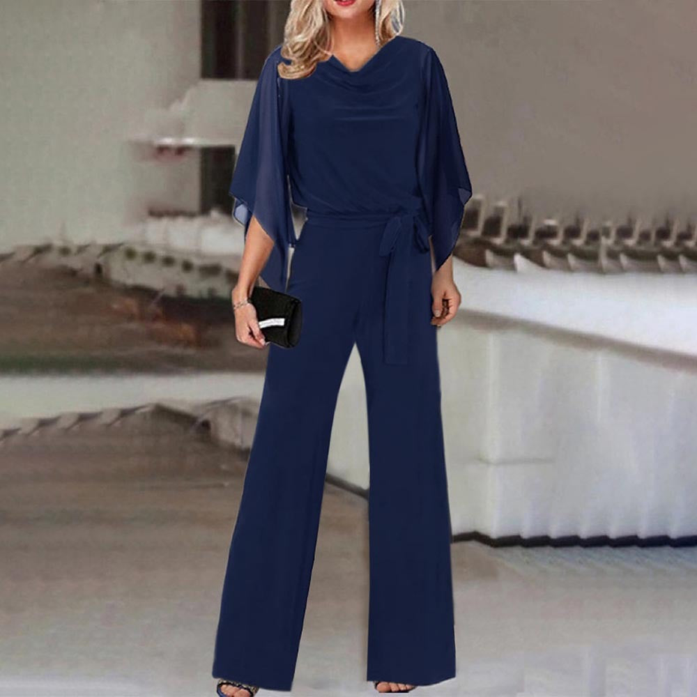 Women's Summer Fashion Solid Color High Waist Pants