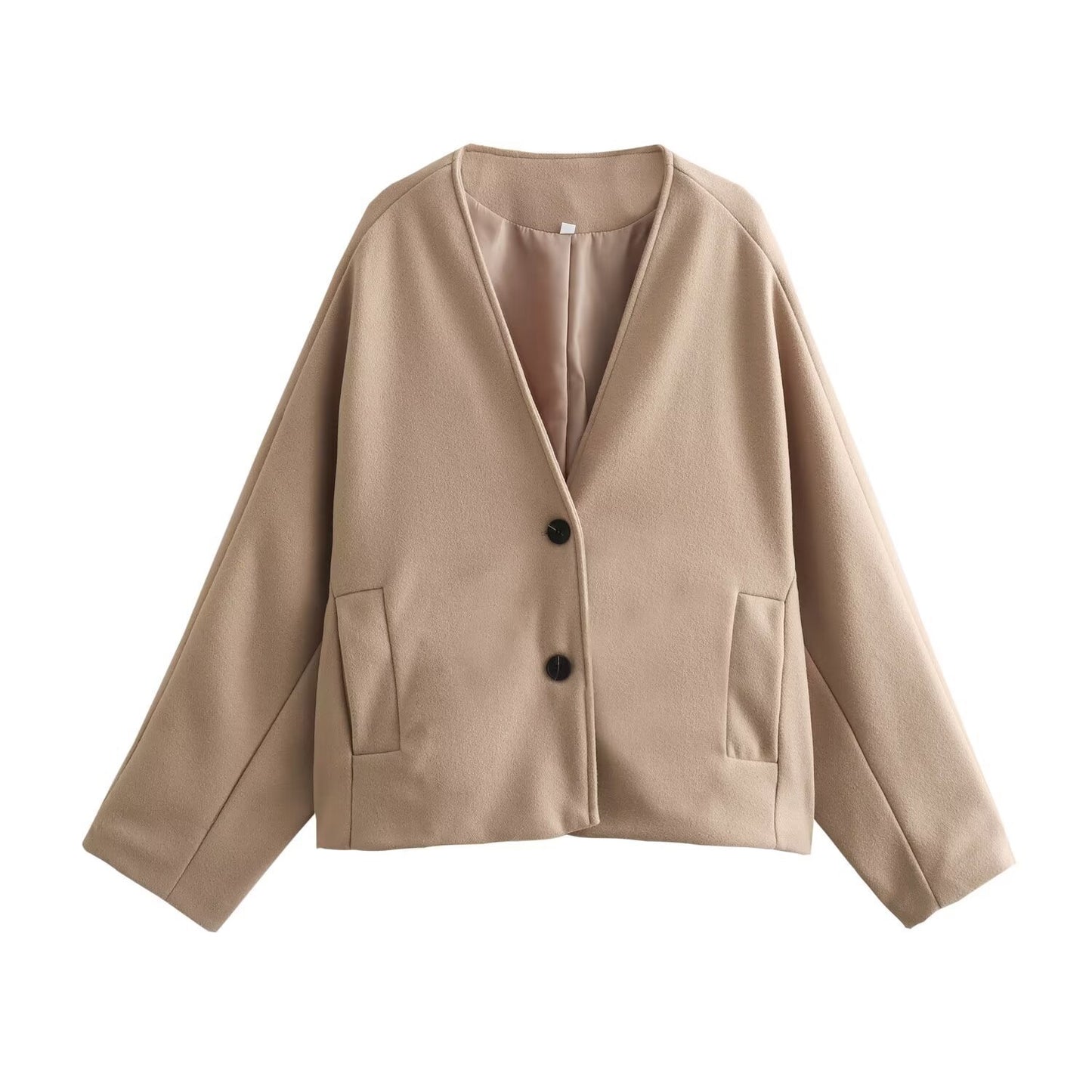 Women's Glamorous American Woolen Kimono Spring Coats
