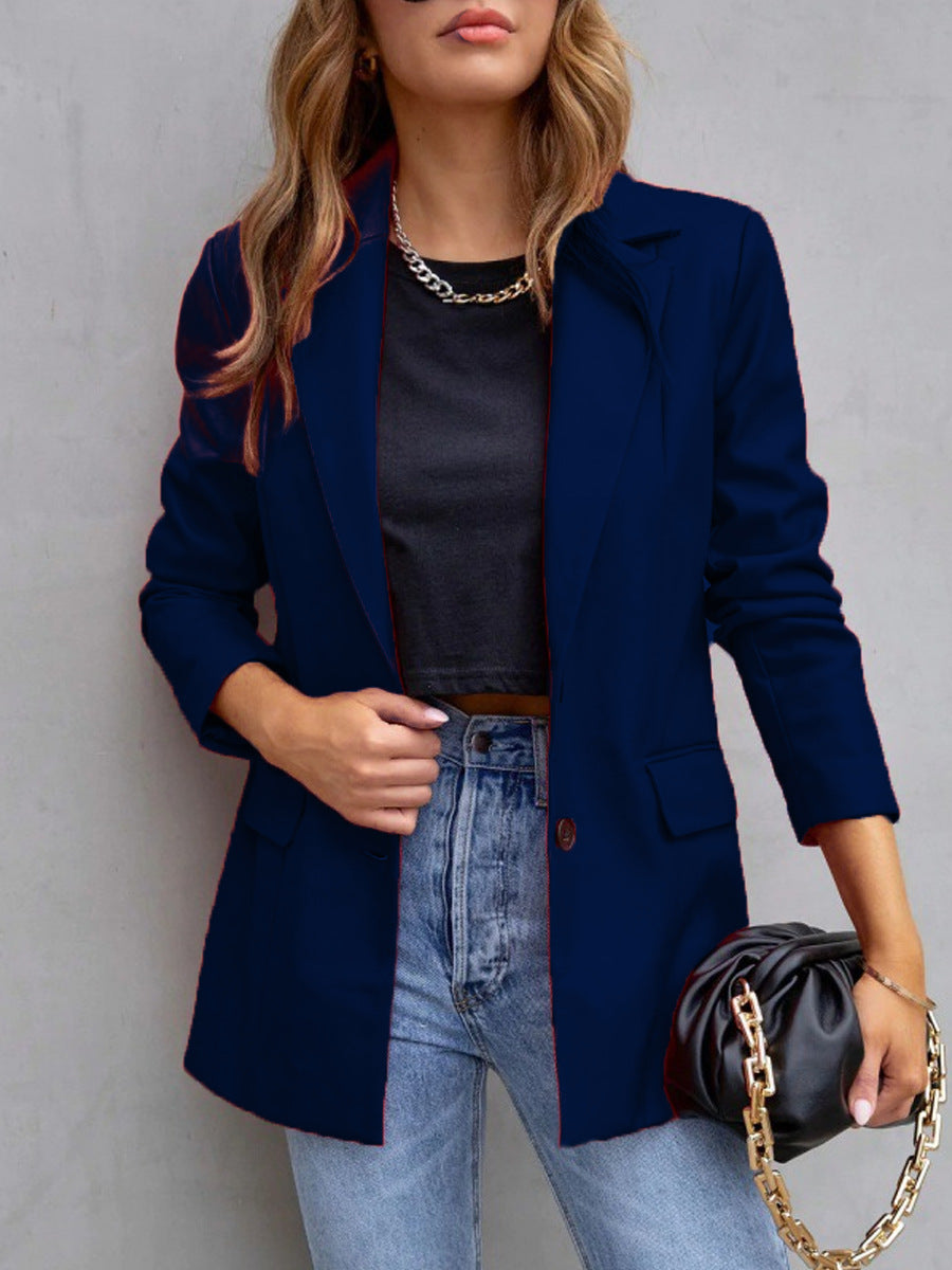 Style Solid Color Casual Fashion Three Jackets
