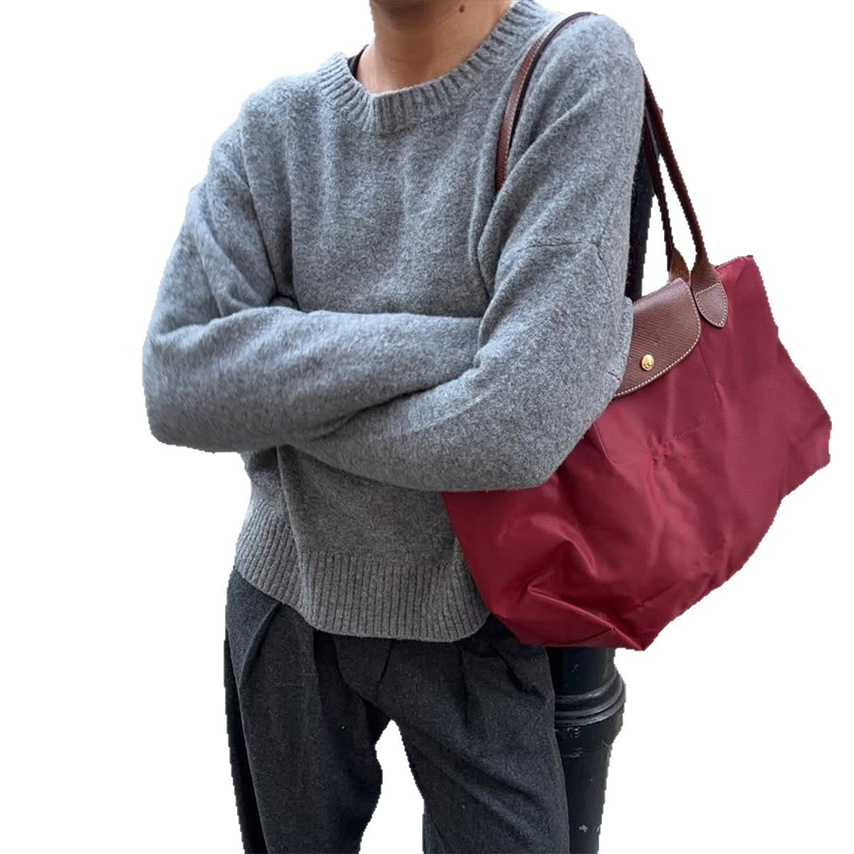 Women's Simple Style Round Neck Long Sleeve Sweaters