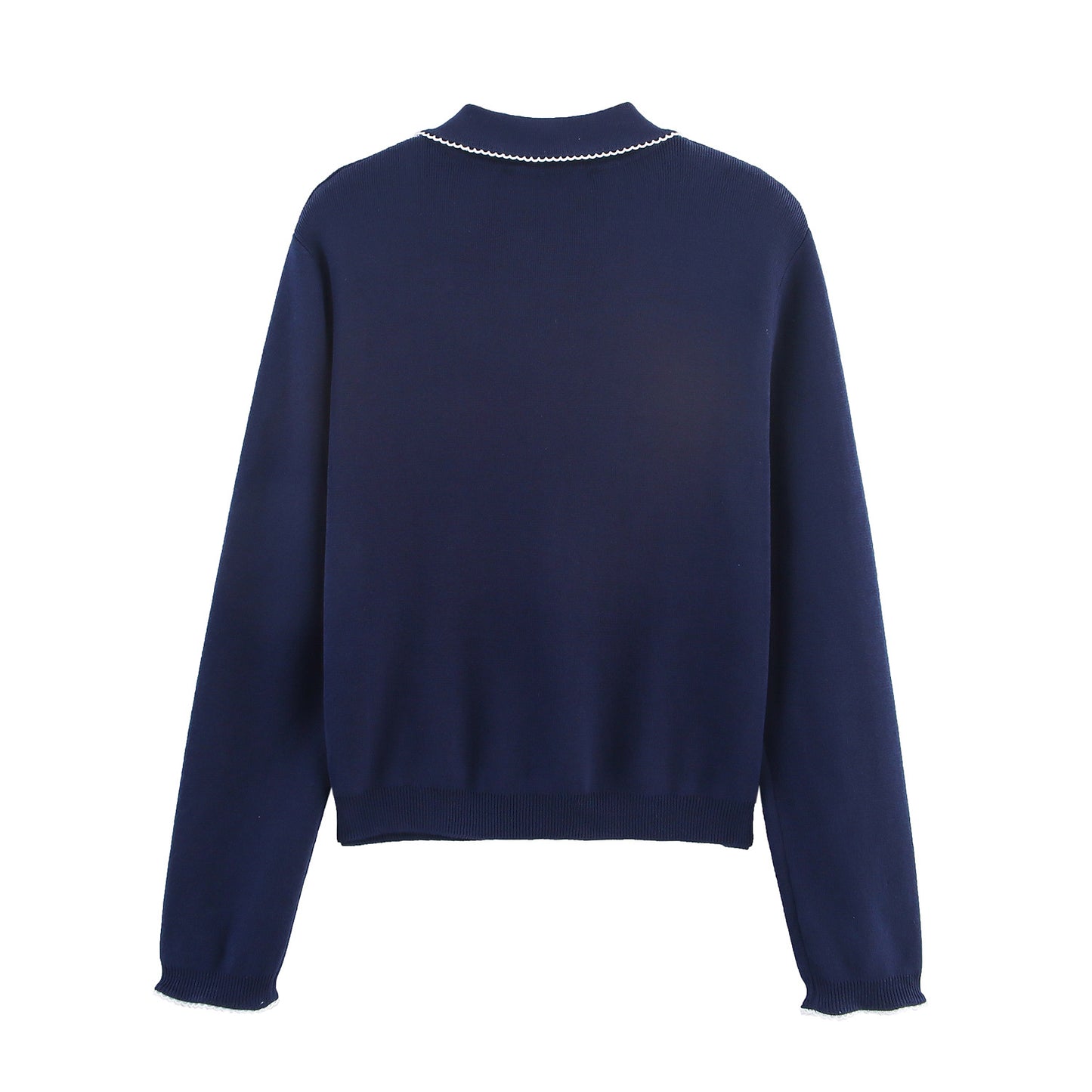 Autumn Simple Small Round Neck Knitted Knitwear