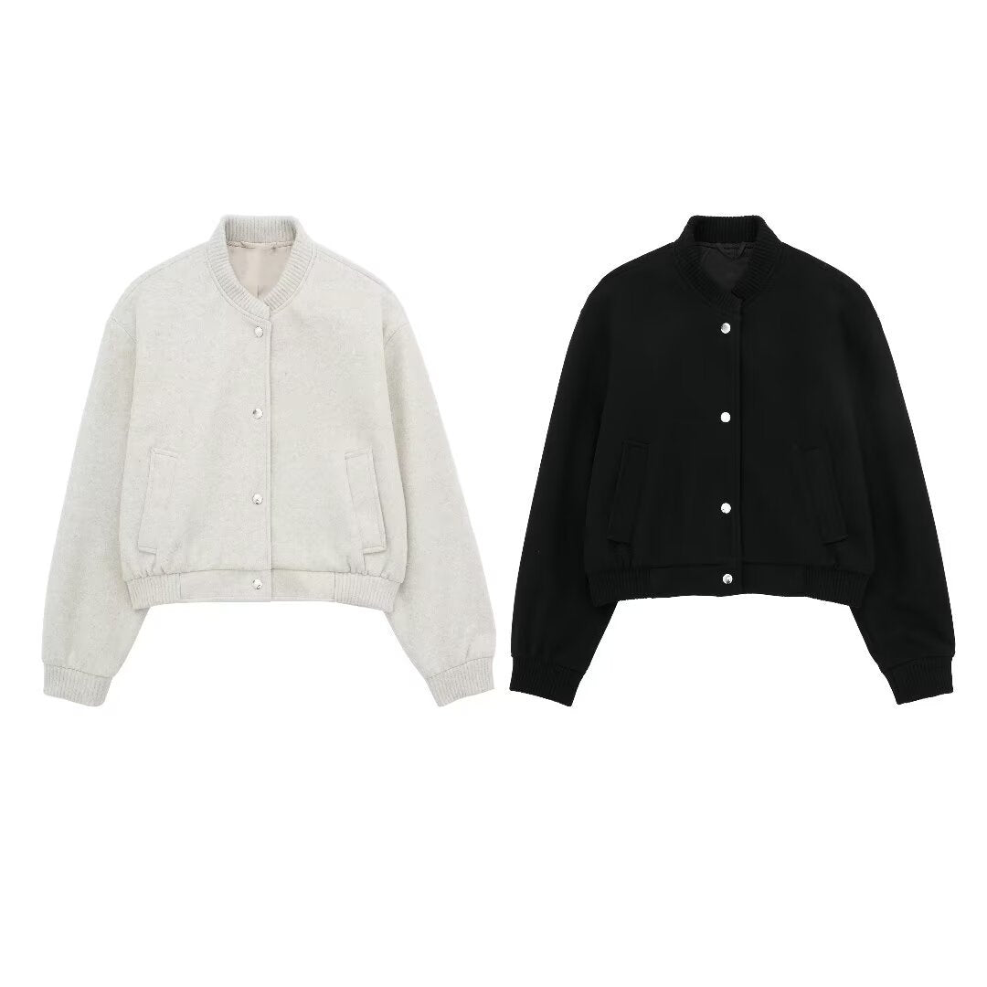 Women's New Attractive Soft Loose Bomber Jackets