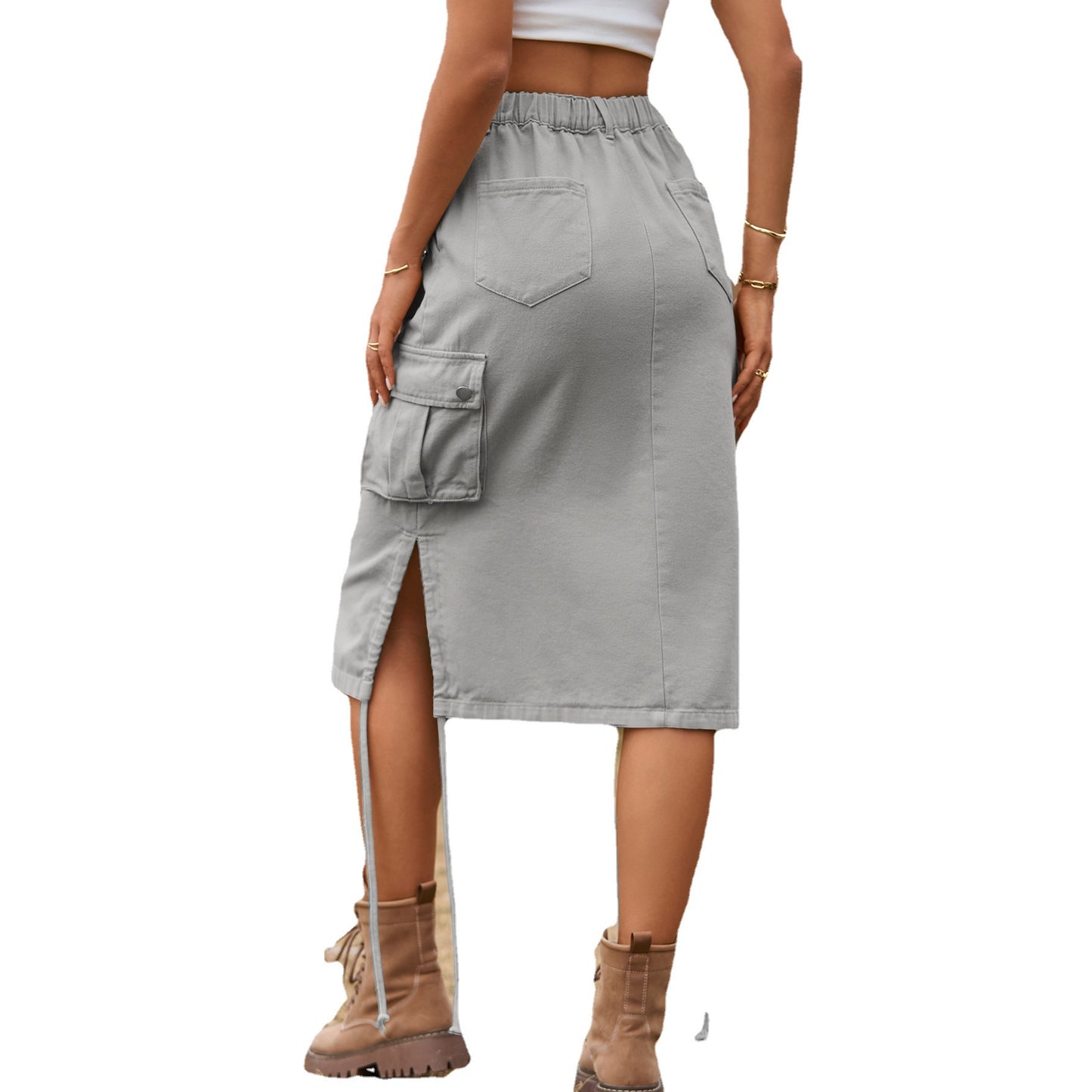 Women's New Denim Casual Mid-length Fashion Skirts