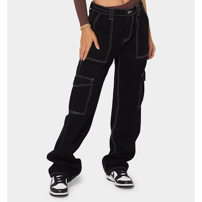 Women's Graceful Popular Trendy Charming Cargo Jeans