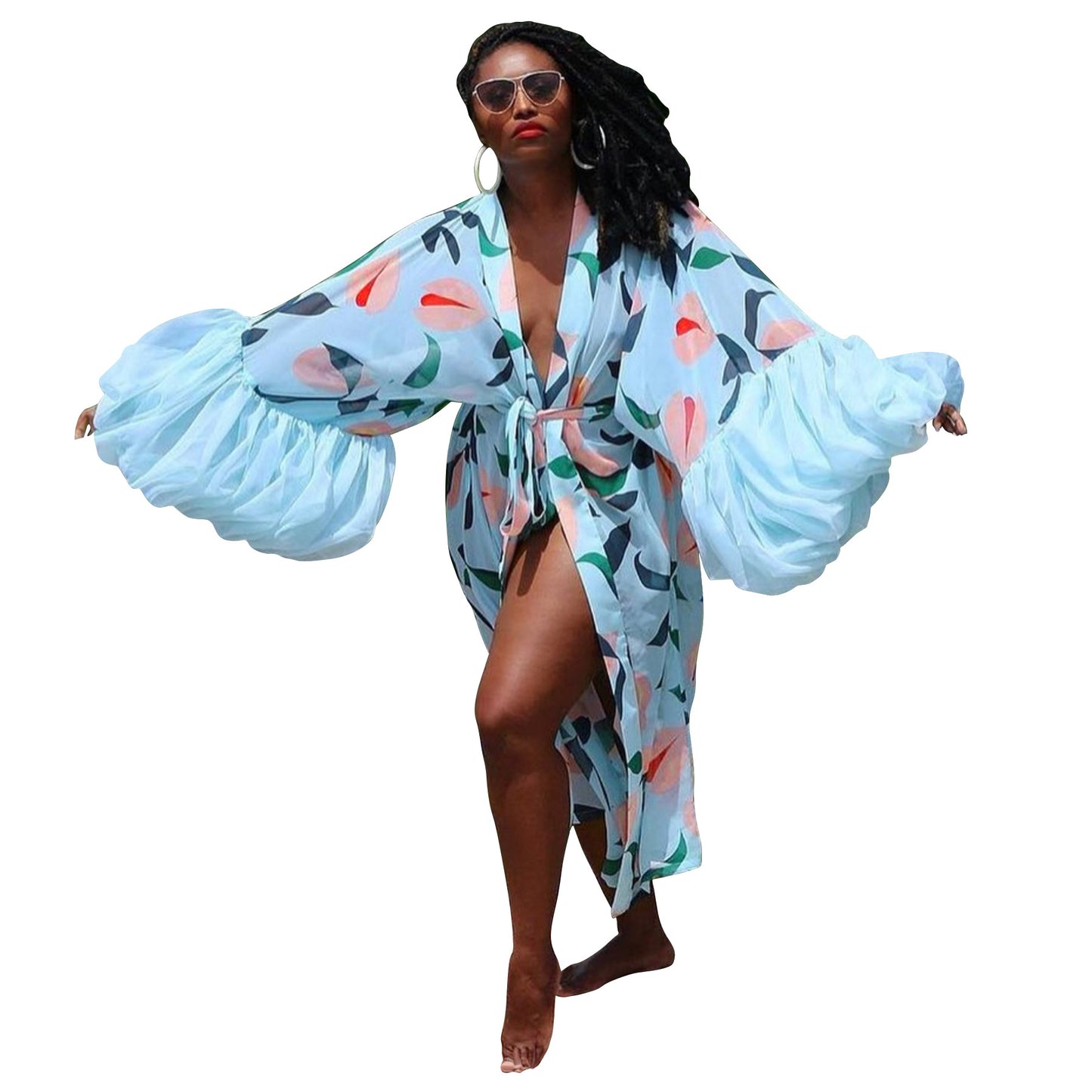 Women's Russian Seaside Holiday Sun Protection Shirt Coats