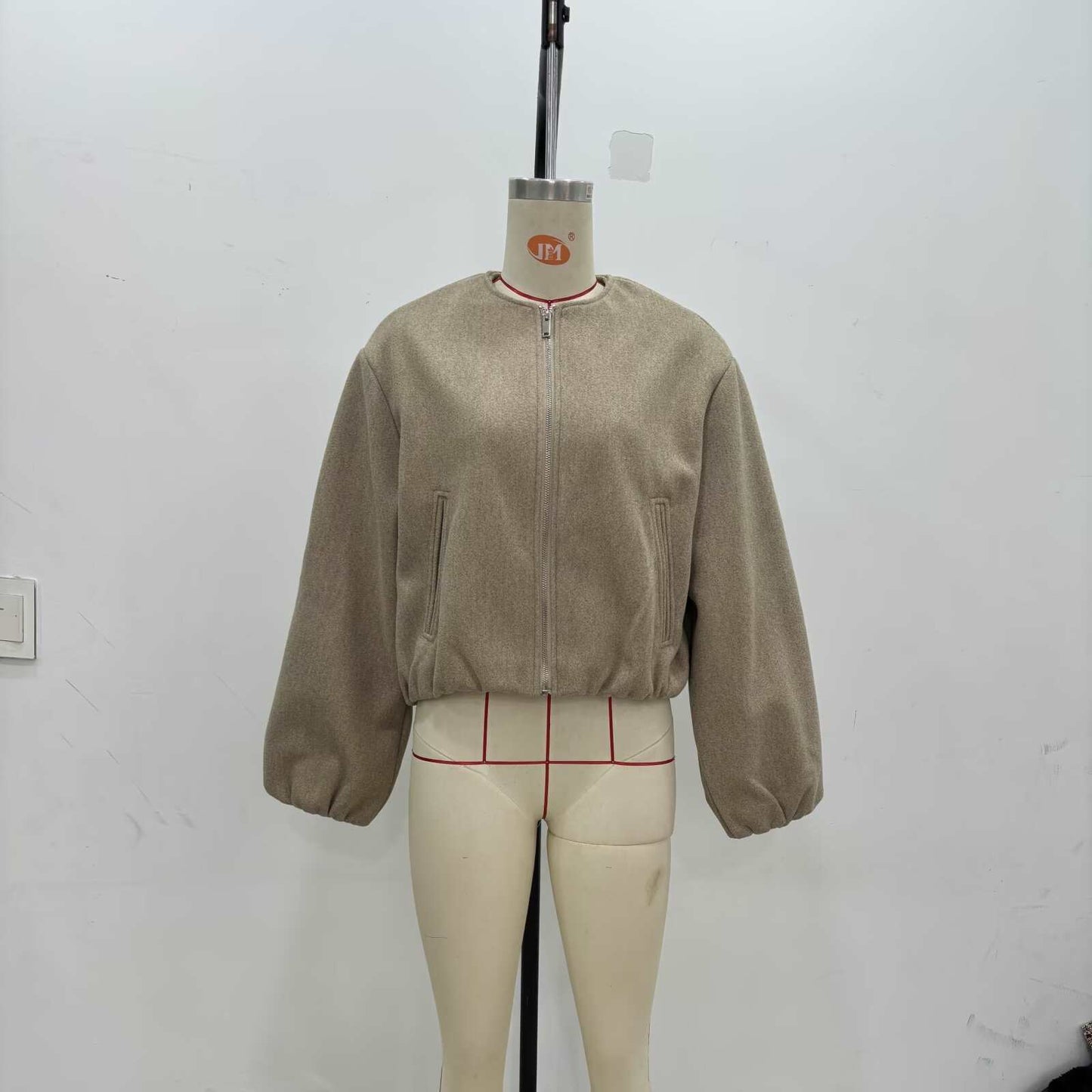 Women's Cool Soft Bomber Round Neck Jackets