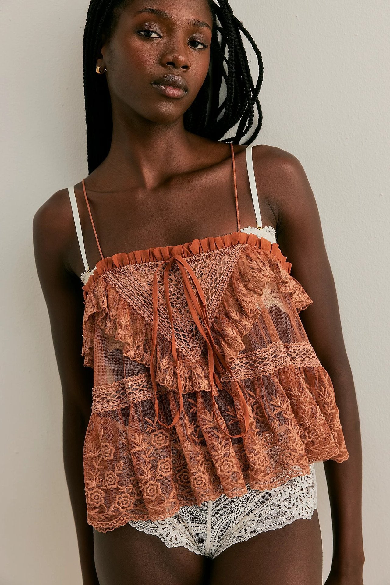 Women's Sales Lace Mesh Summer Strap Tops