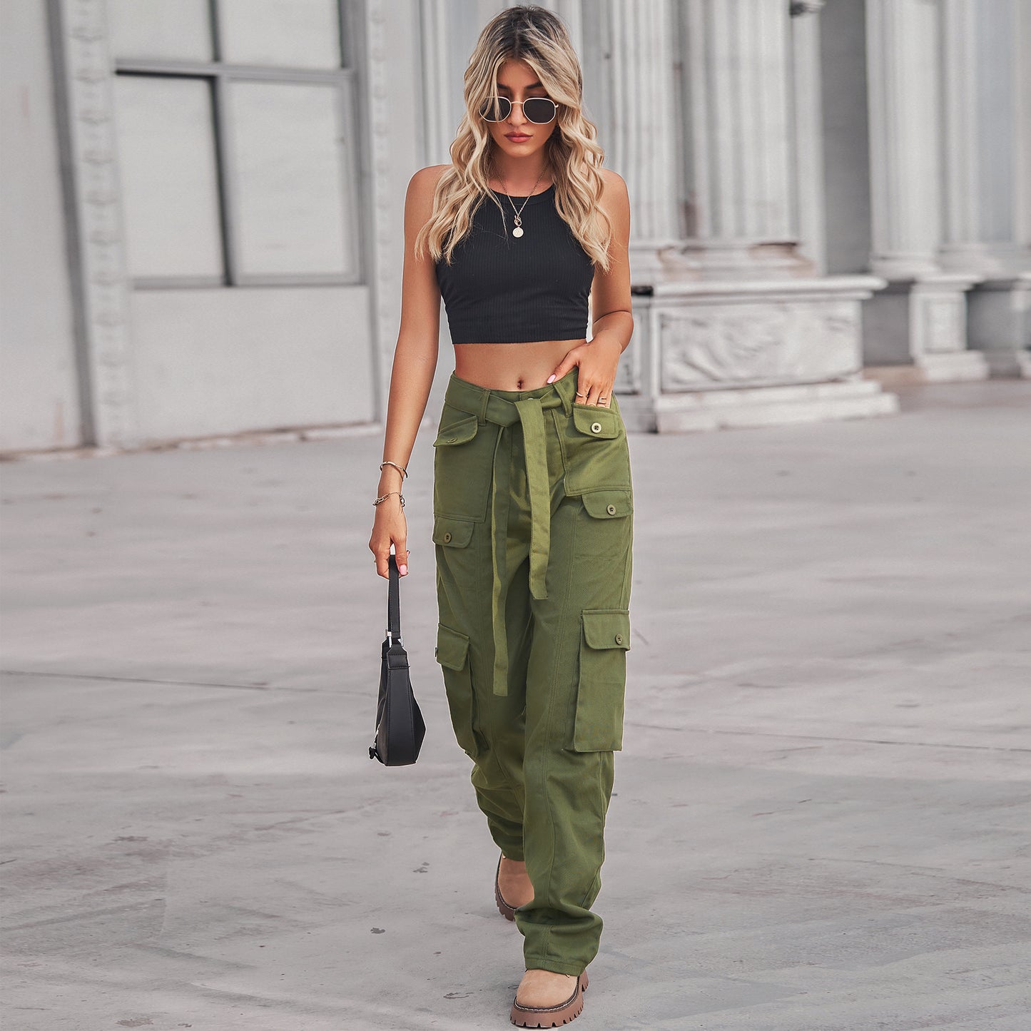 Glamorous Washed Denim Casual Working Trousers Jeans
