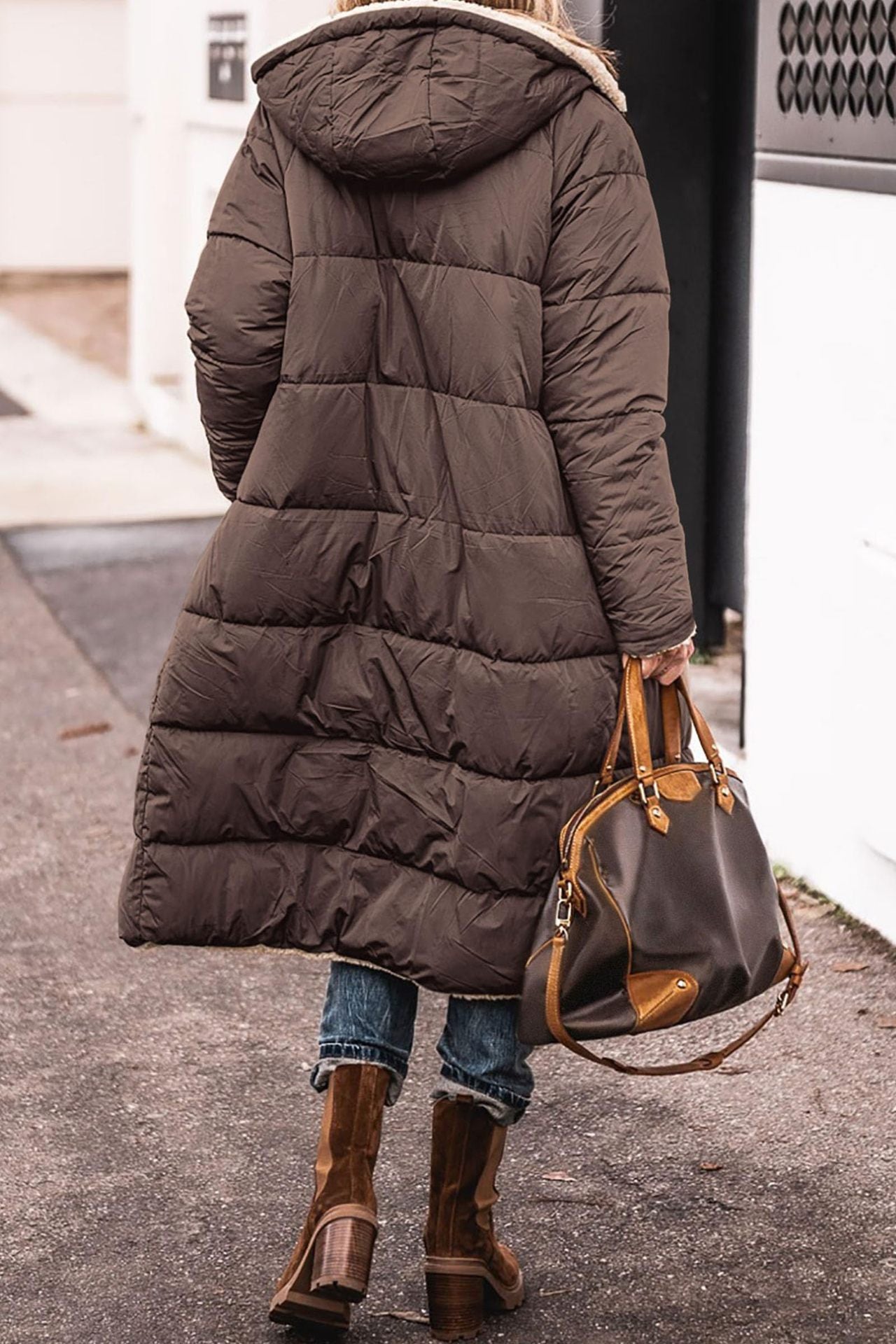 Women's Winter Warm Hooded Fur Collar Cotton Coats