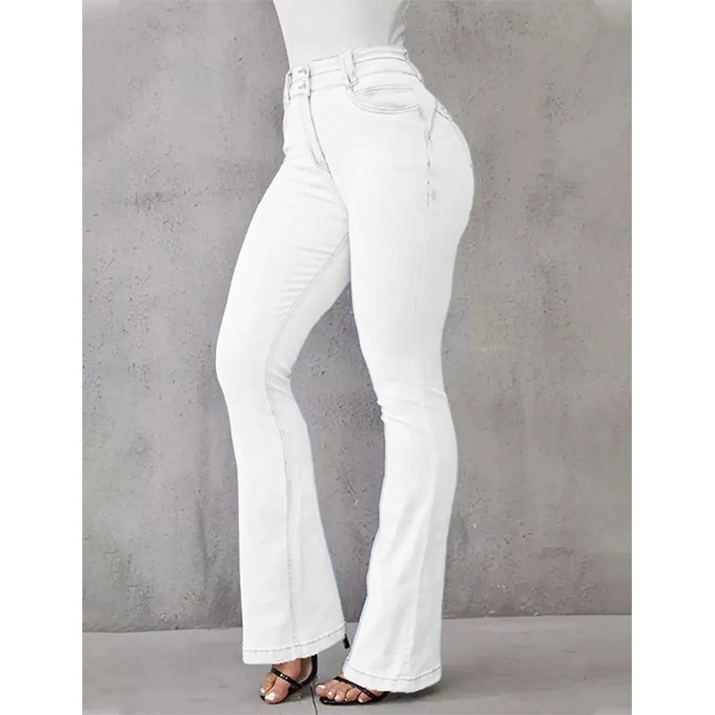 Women's Hip Raise High Waist Flared Jeans