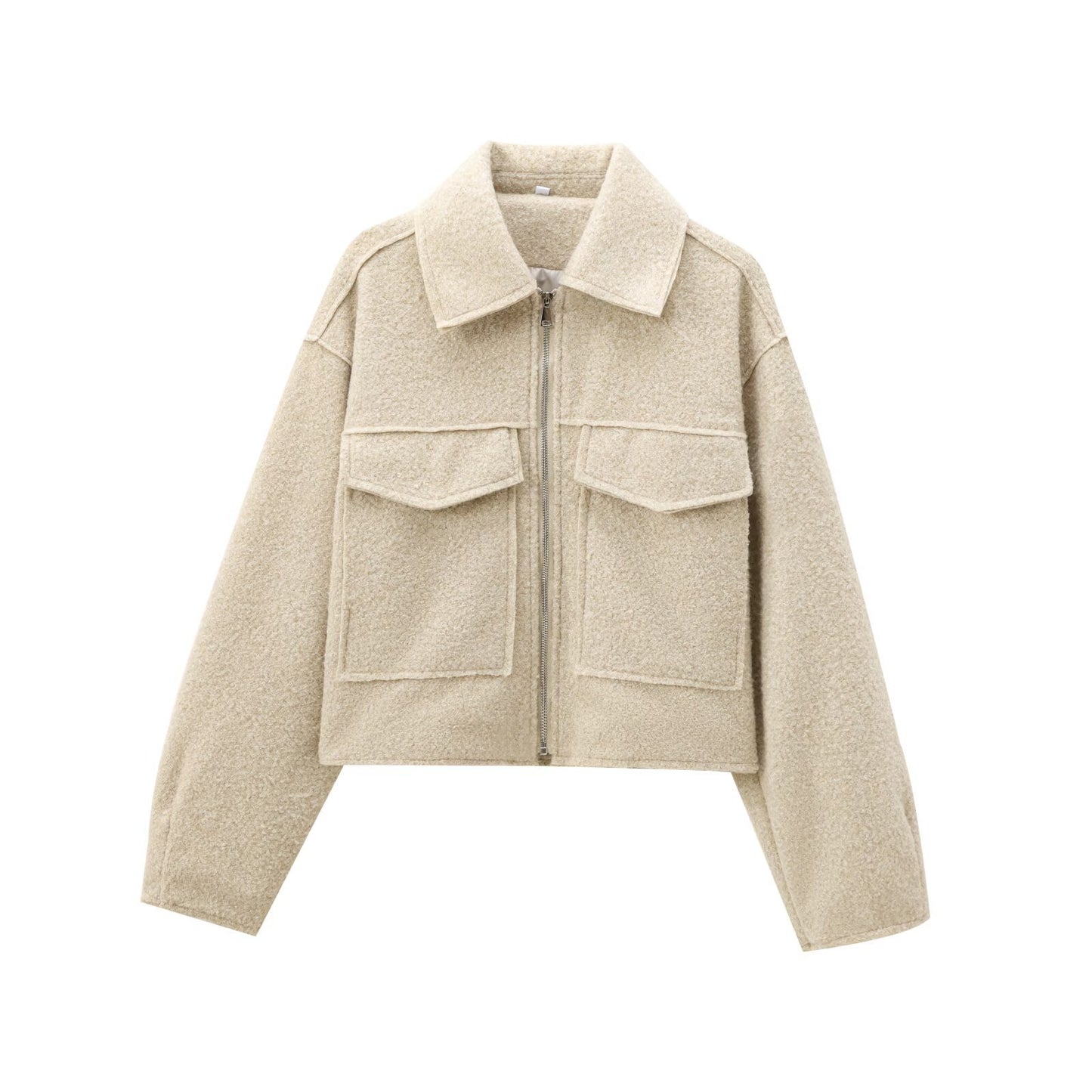 Women's Graceful Street Fashion Soft Woolen Jackets