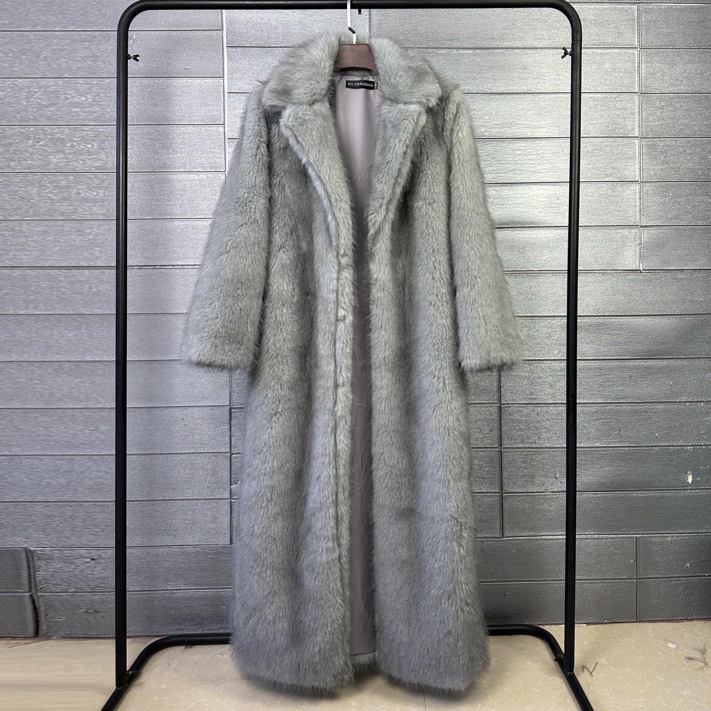 Women's Red Fox Imitation Furry Fur Extended Suits