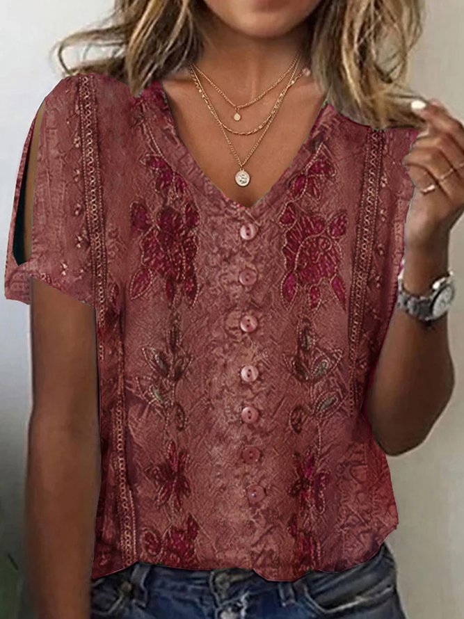 Women's Slouchy Classy Casual Sleeve T-shirt Blouses