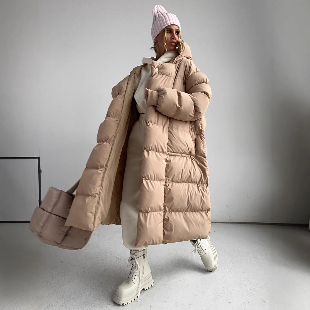 Long Cotton Winter Elegant Warm Thickened Coats