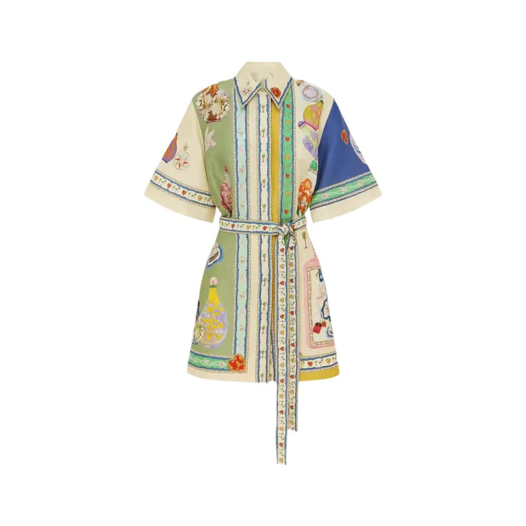 Casual Fashion Printing Shirt Temperament Wild Dress