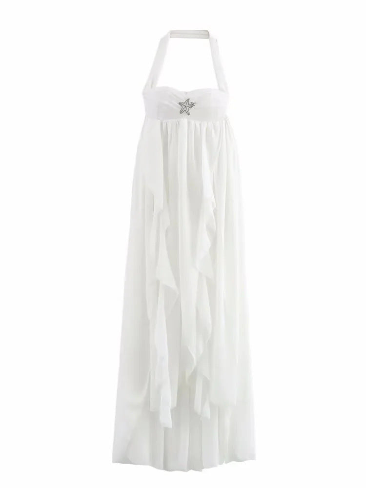 Women's Vacation Style French Romantic Fashion Lace Dresses