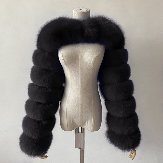 Women's Fur Artificial Imitation Fox Ultra Faux Coats