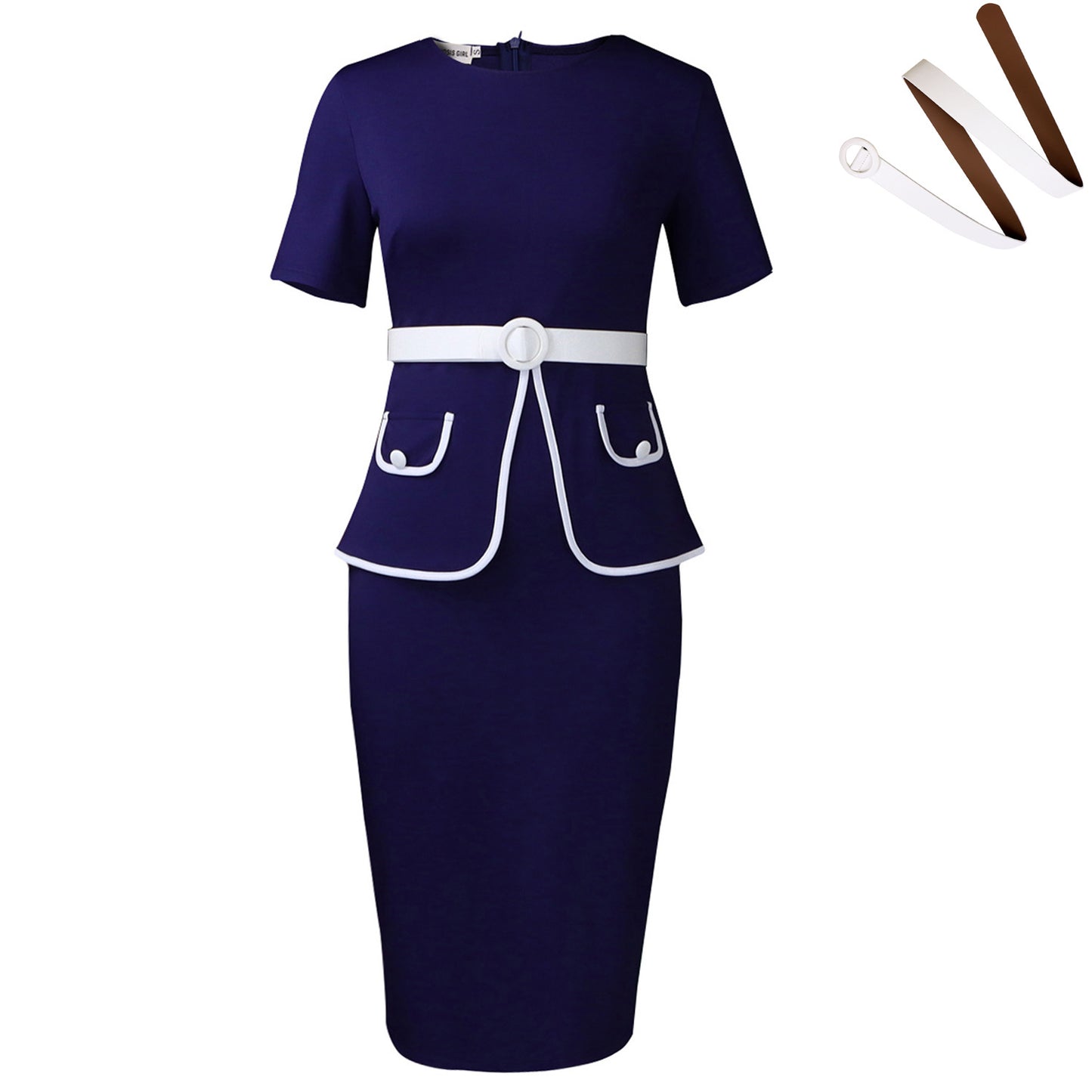 Women's Fashion Elegant Elastic Hip Sleeve Ol Plus Size