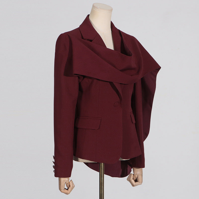 Women's Fashion Personalized Autumn Trendy Style Stitching Blazers