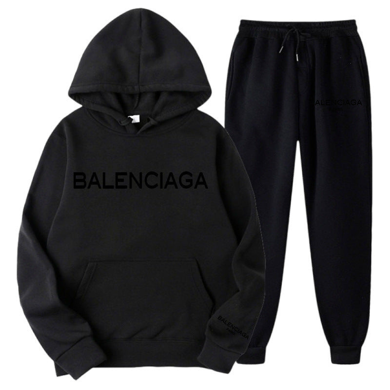 Women's & Men's Trendy Letters High Street Loose Fleece Suits