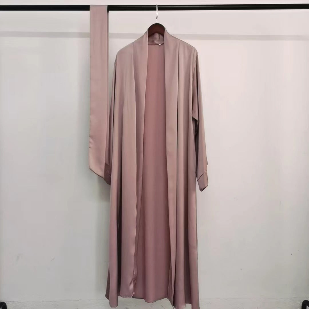 Dopamine Dress Solid Color Elegant Robe Dresses
