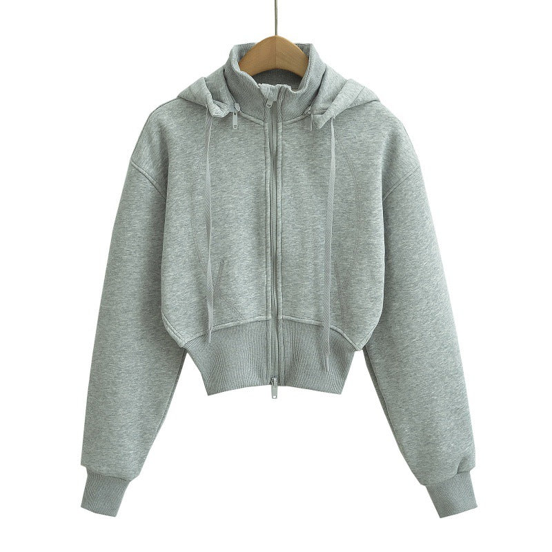 Women's Detachable Hooded Fleece American Hot Loose Sweaters