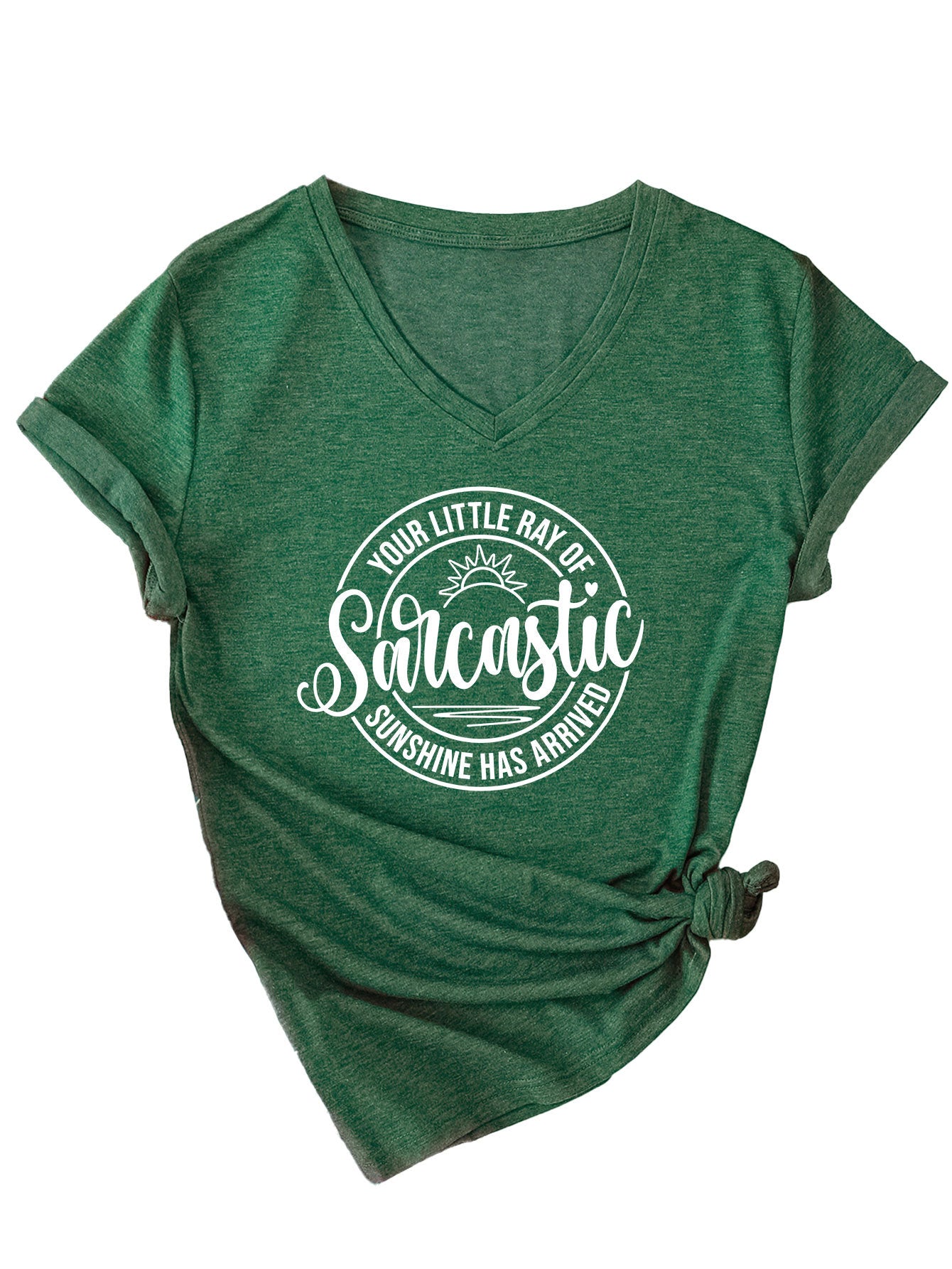 Women's Beautiful Casual Short-sleeved Fashion T-shirt Blouses