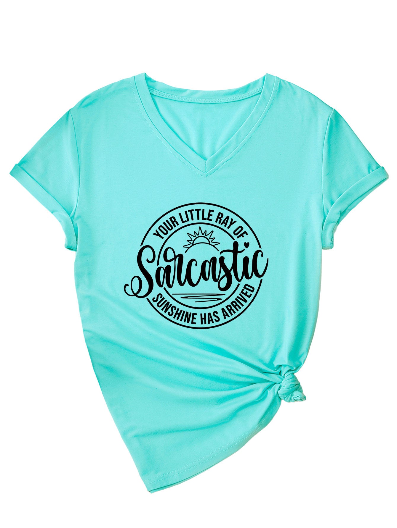 Women's Beautiful Casual Short-sleeved Fashion T-shirt Blouses