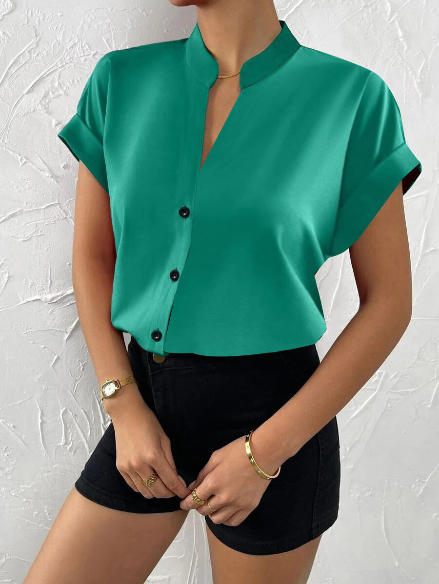 Women's Beautiful Popular Summer Simple Shirt Blouses