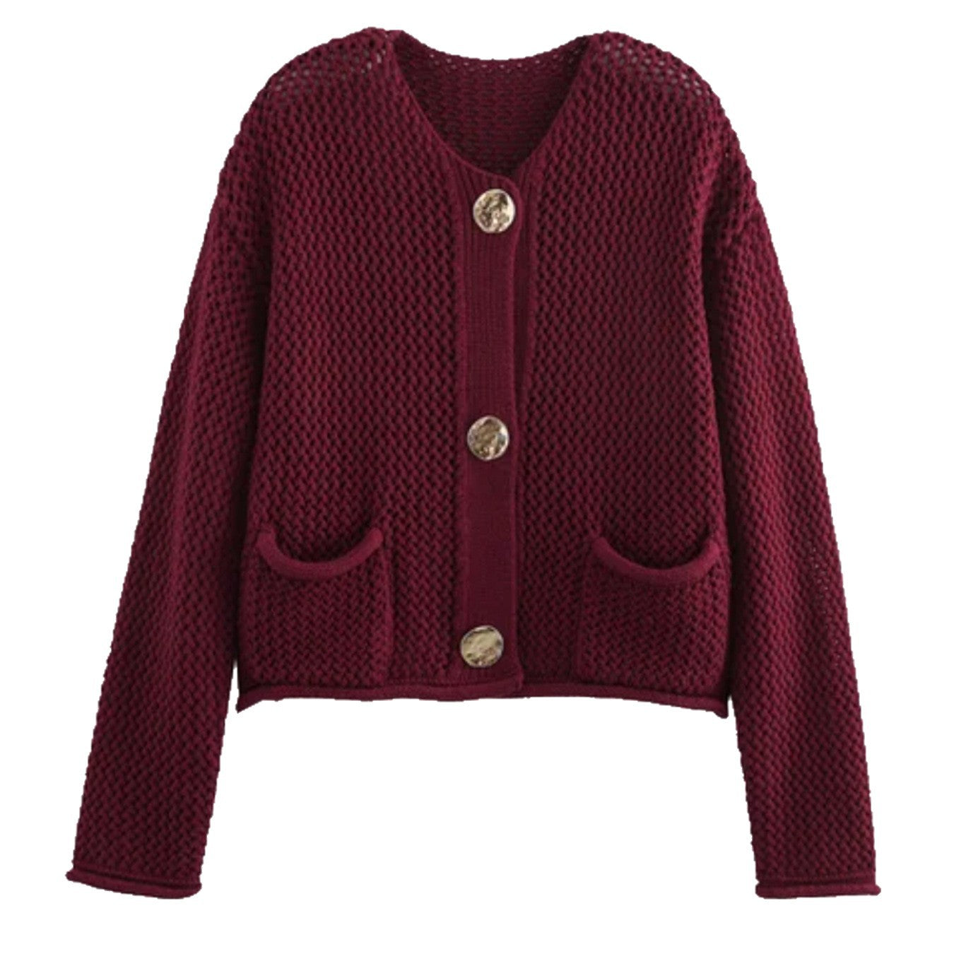 Women's Autumn Fashion Casual Solid Color Sweater