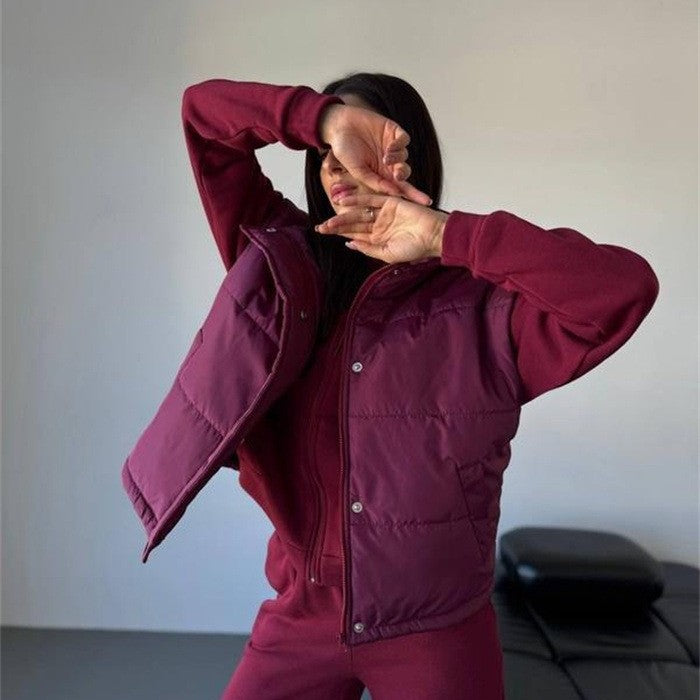 Trendy Hot Outer Wear Sleeveless Stand Vests