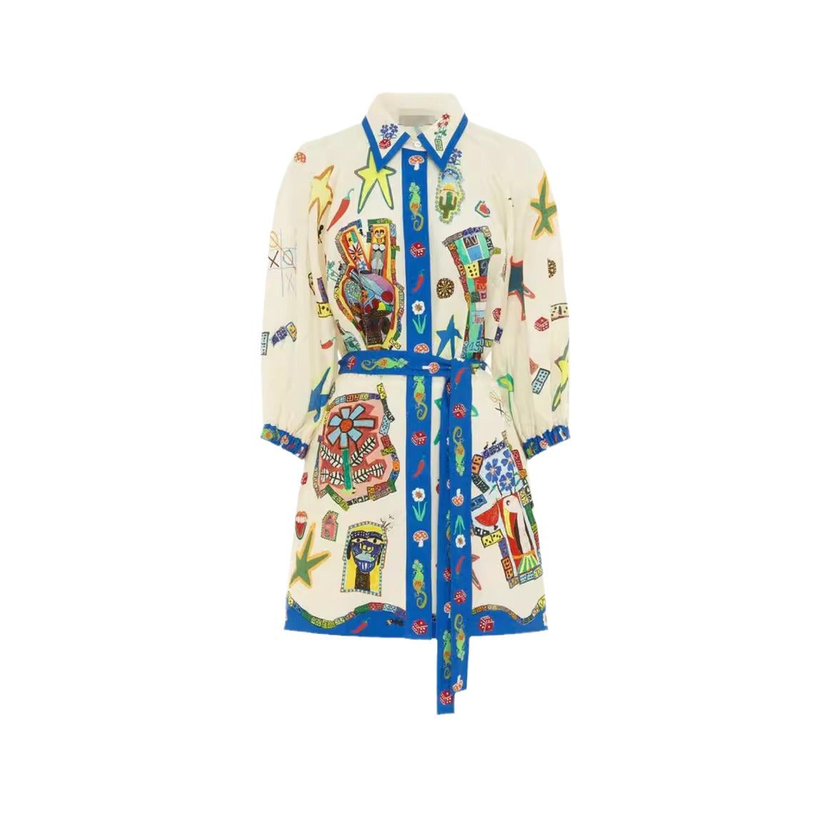 Casual Fashion Printing Shirt Temperament Wild Dress