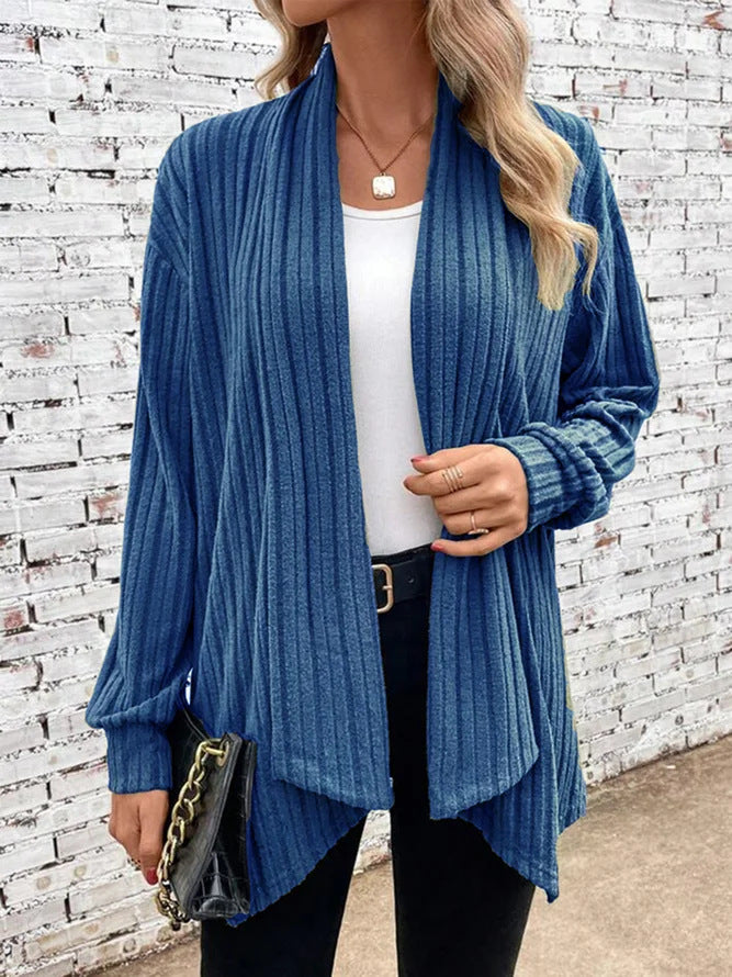 Women's Long Sleeve Solid Color Loose Jackets