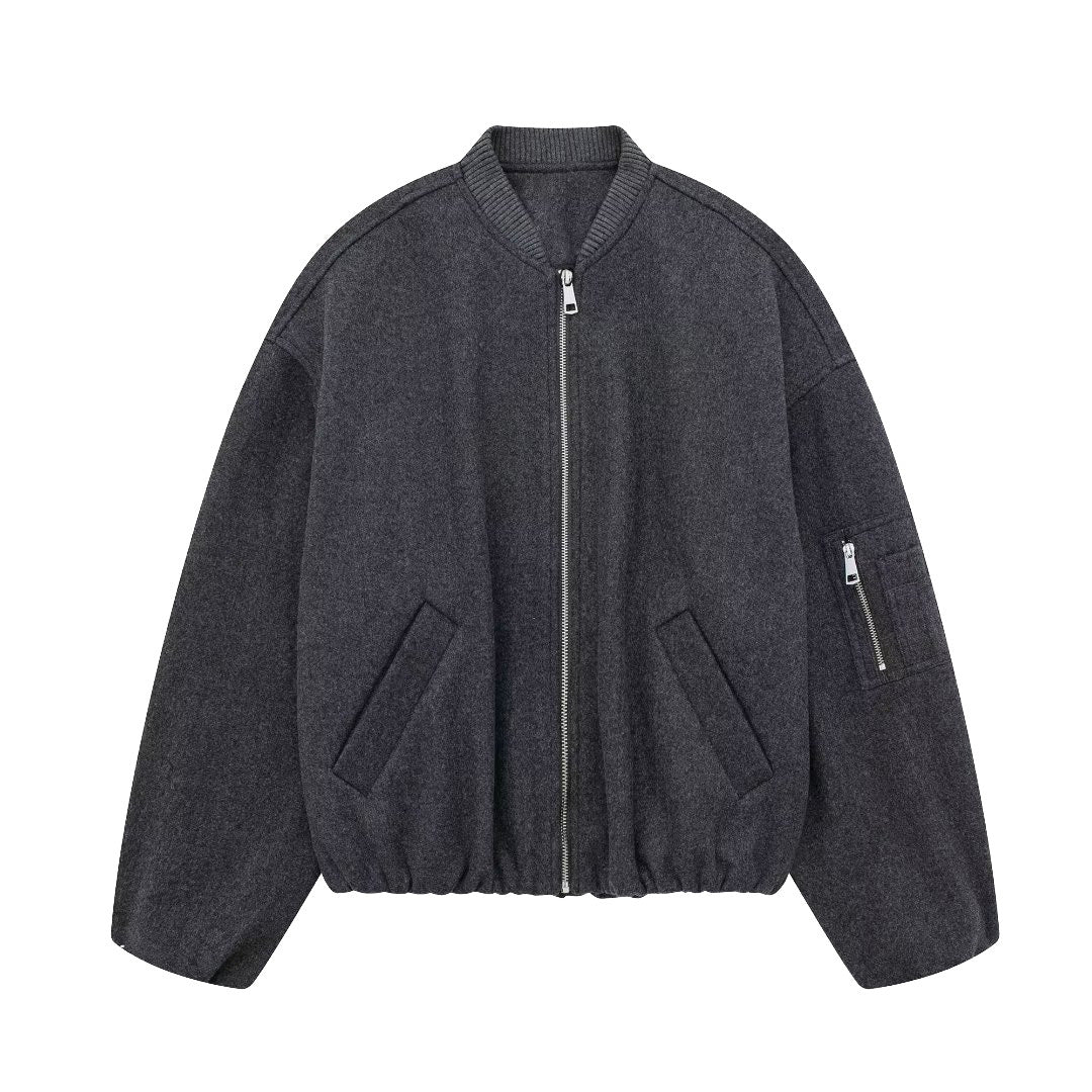 Women's Beautiful Attractive French Pocket Bomber Coats