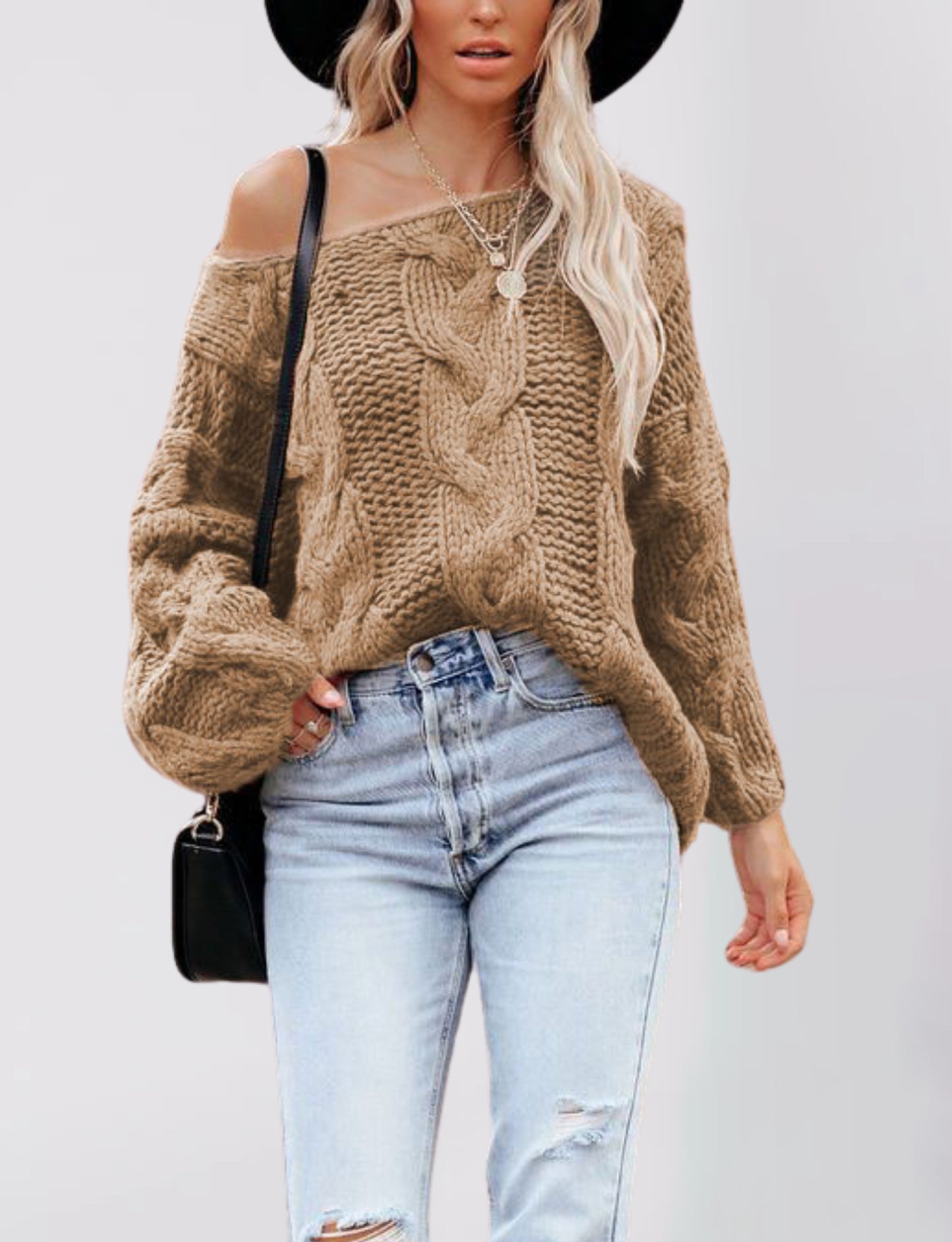 Women's Street Style Pullover Loose-fitting Oversized Sweaters