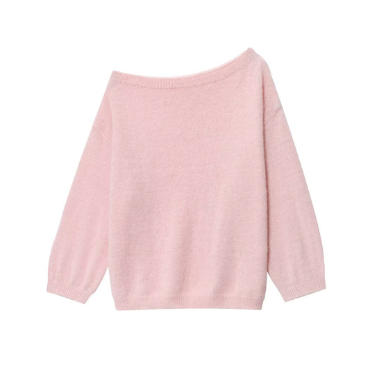 French Style Gentle High Loose Soft Knitwear