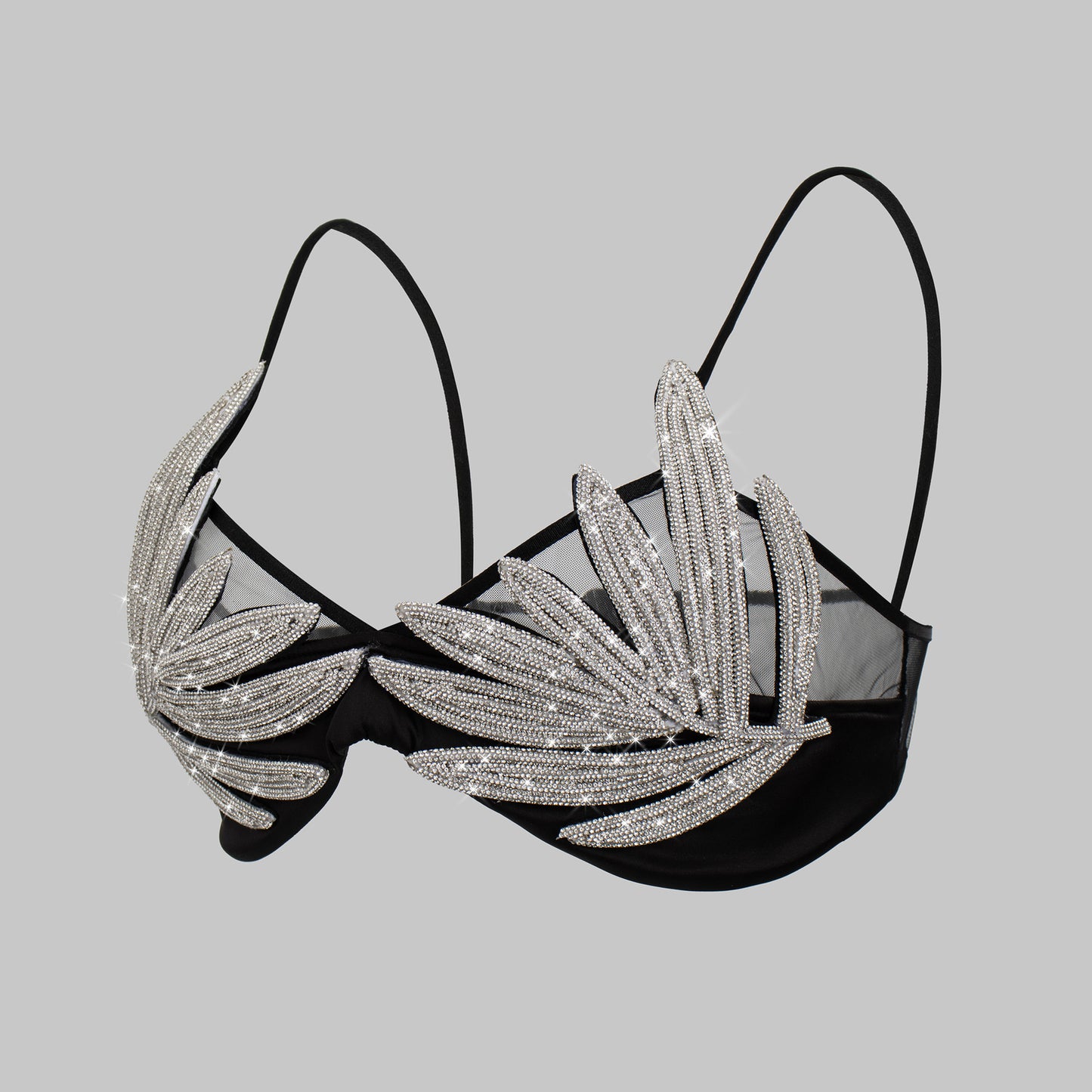 Diamond Bikini Premium Bra Sier Rhinestone Sexy Tops