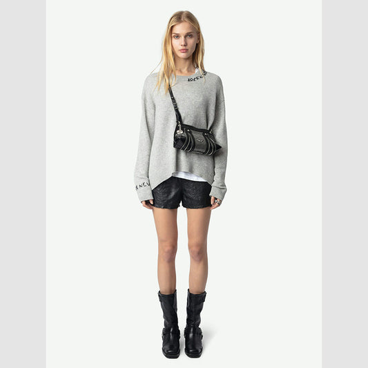 Women's French Niche Classic Cashmere Handmade Wool Sweaters