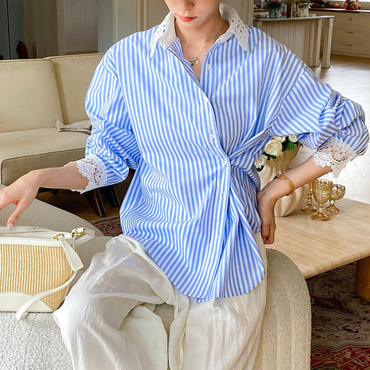 Women's Autumn Shirt Long Sleeve French Style Blouses