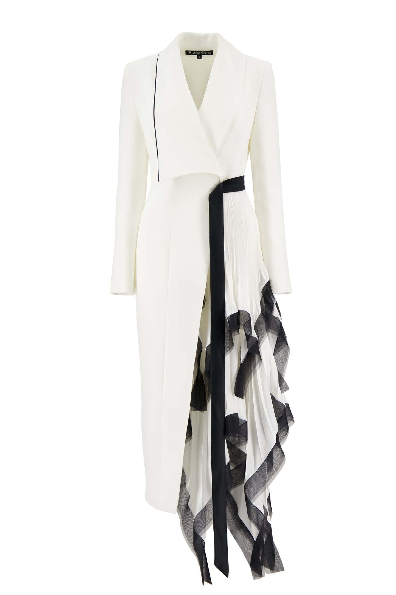 Women's Niche Dress Asymmetric Pleated Loose Mouth Blazers