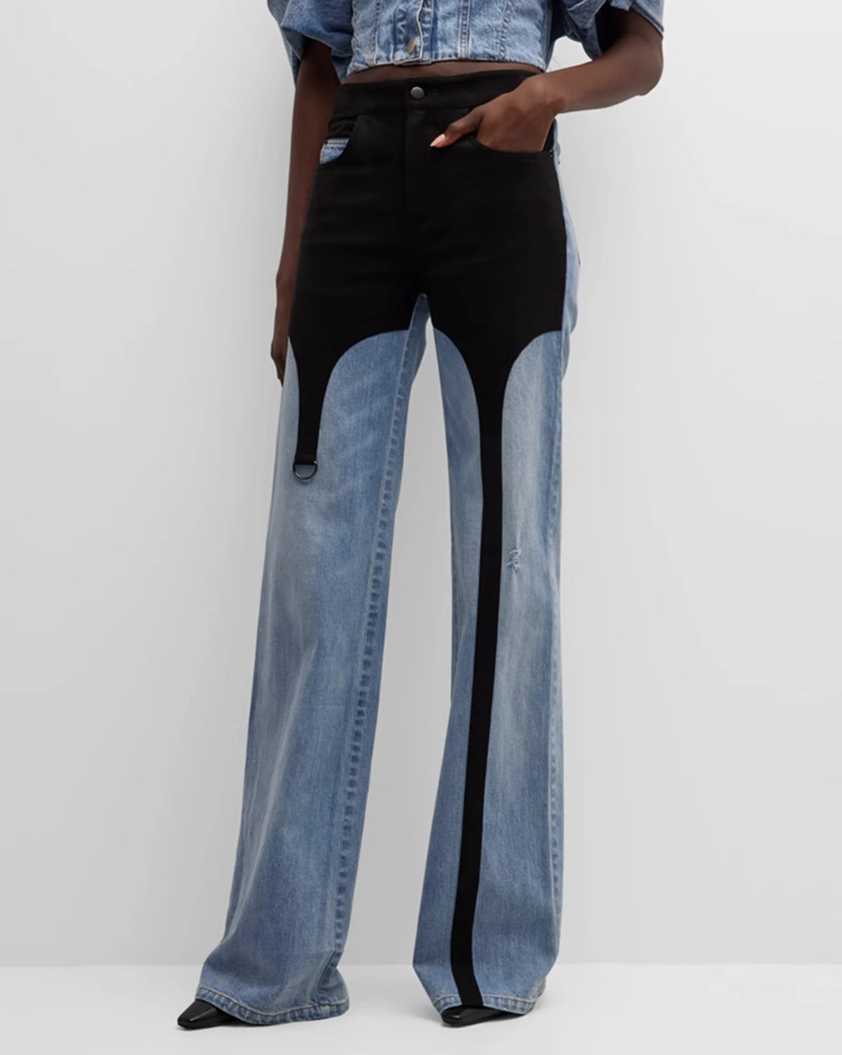Matching Strange Flavor Spring Casual High Jeans