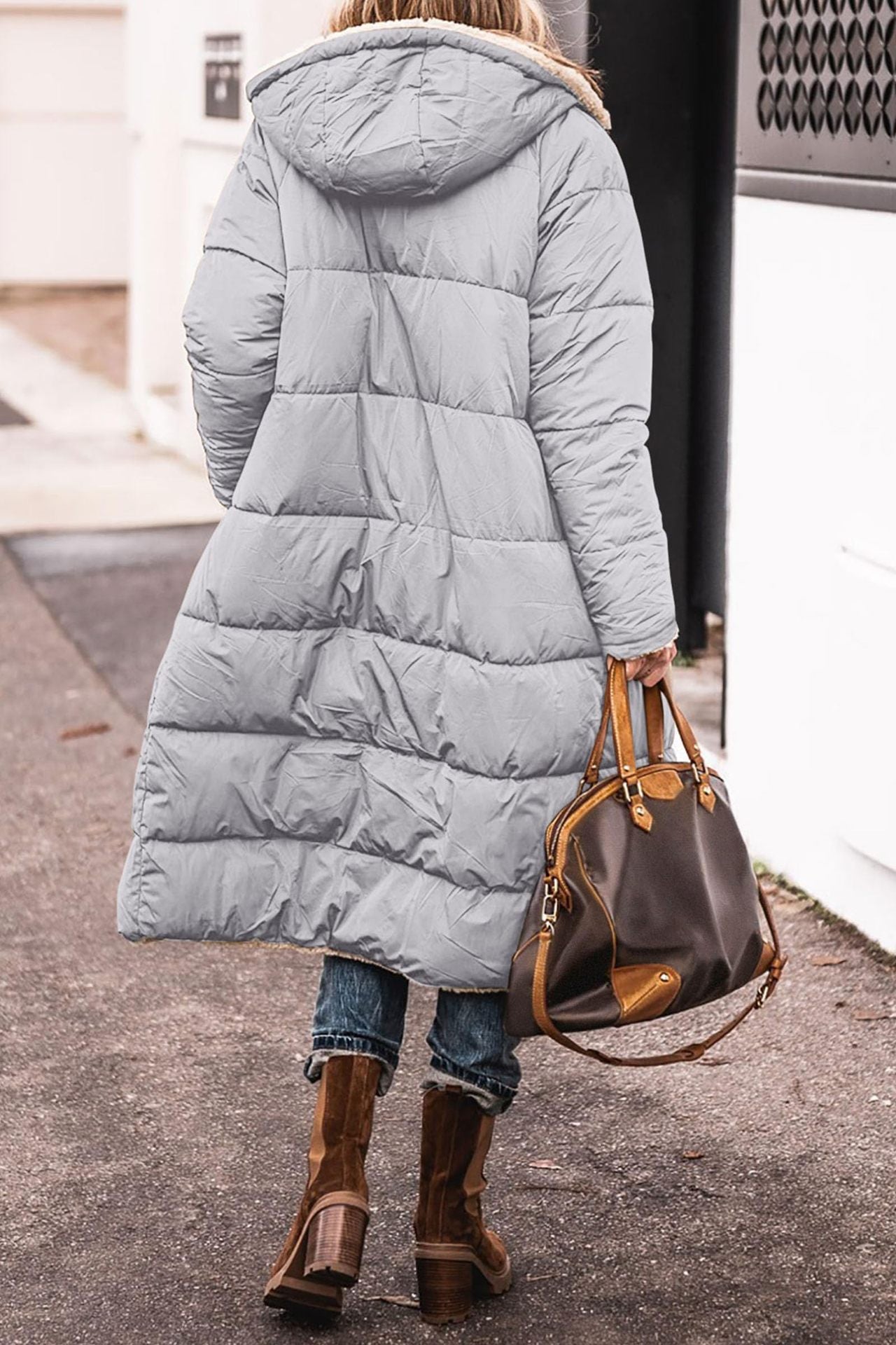 Women's Winter Warm Hooded Fur Collar Cotton Coats