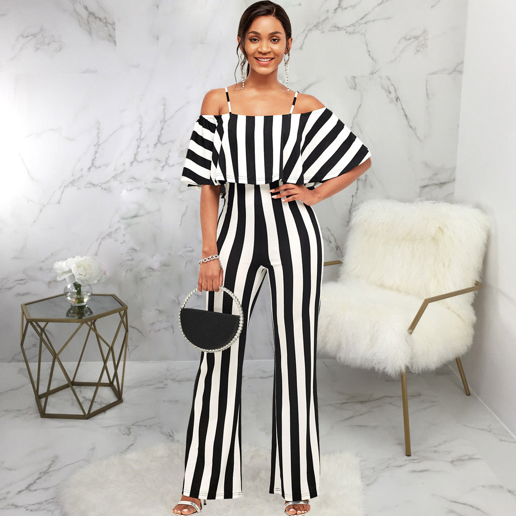 Women's Elegant Graceful Sexy Fashion Strapless Jumpsuits