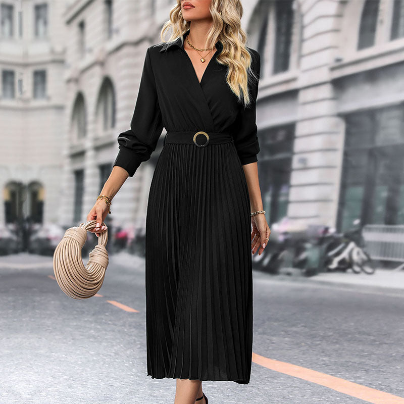 Women's Stylish High-grade Solid Color Dress Dresses